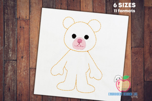 Cuddly Teddy Bear Sketch: A Designer's Review for Boutique Sweatshirts