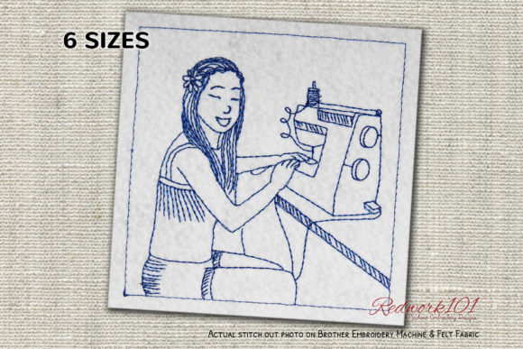 Female Doing Redwork: A Designer’s Review for Small Business Merch