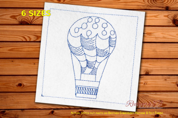 Hot-Air Balloon Embroidery Design Review