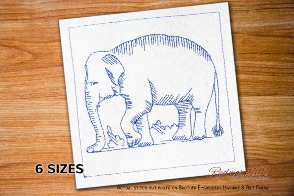 Indian Elephant Embroidery Design Review for Etsy Sellers