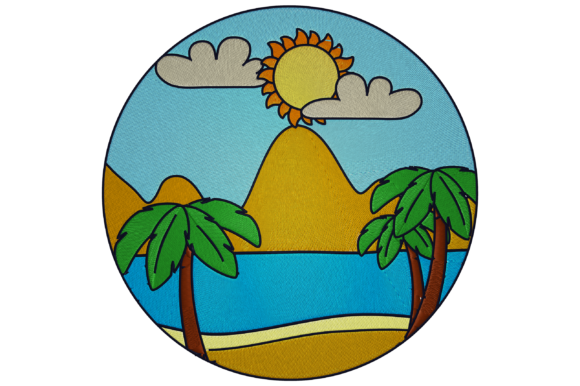 Palm Tree, Island: A Seasonal Embroidery Design Review