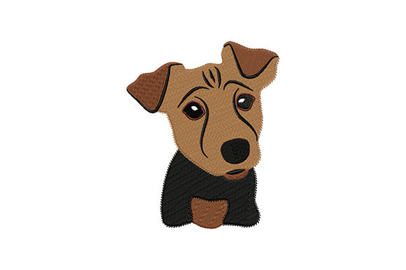 Portrait of a Cute Puppy Dog Embroidery Design Review