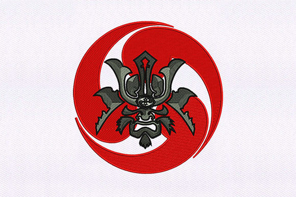Ronin Samurai Mask Embroidery Design Review